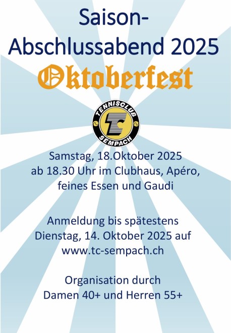 Flyer Abschlussabend 2025 Flyer Abschlussabend 2025