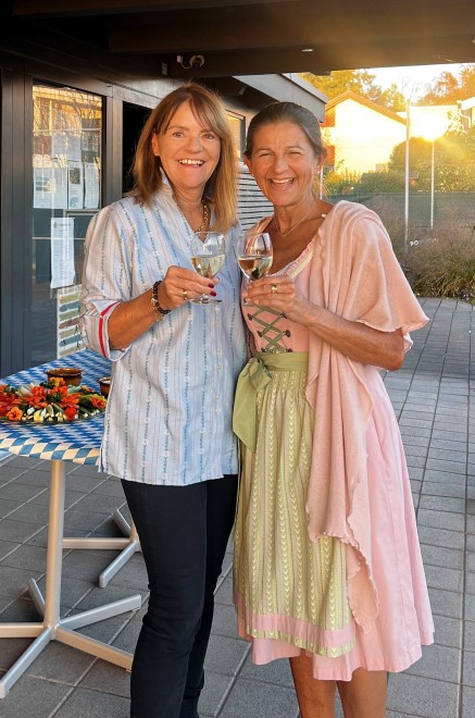 Apéro-Begrüssungskomitee