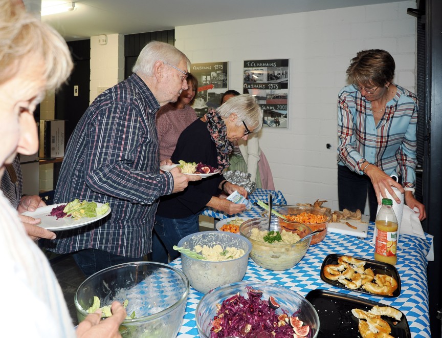 Das Buffet ist offen