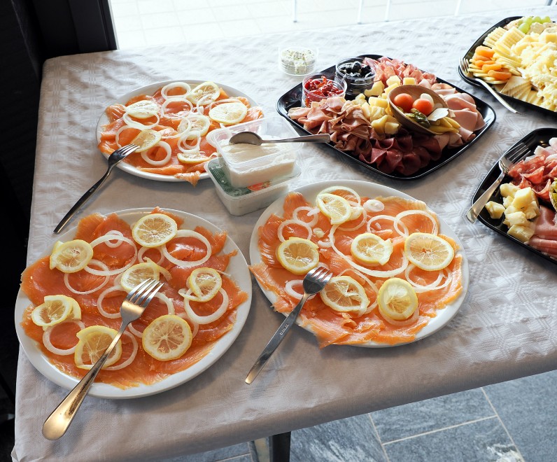 Reichhaltiges Buffet