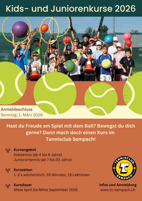 Kids- und Juniorenkurse 2026