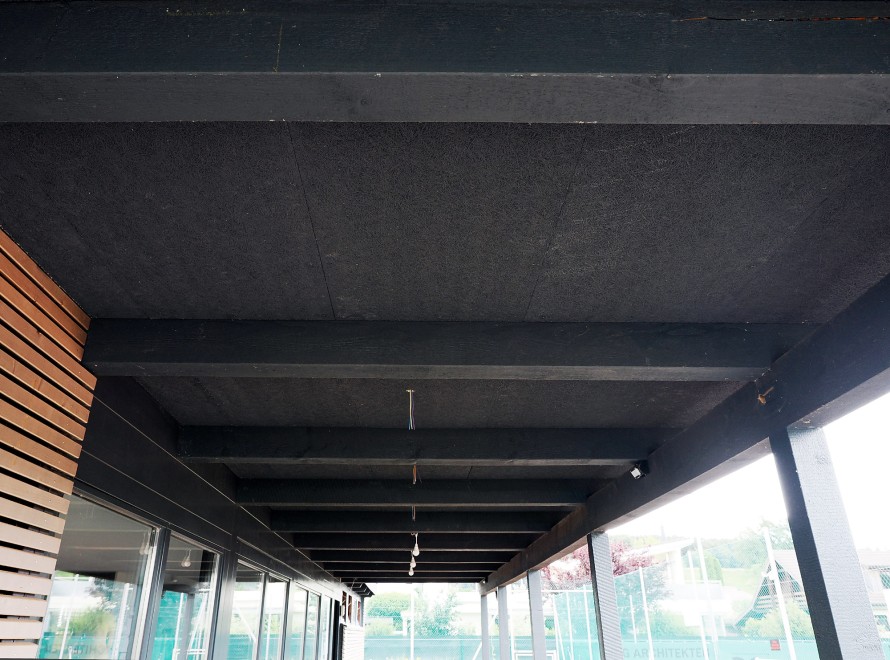 Deckenplatten komplett montiert Deckenplatten komplett montiert