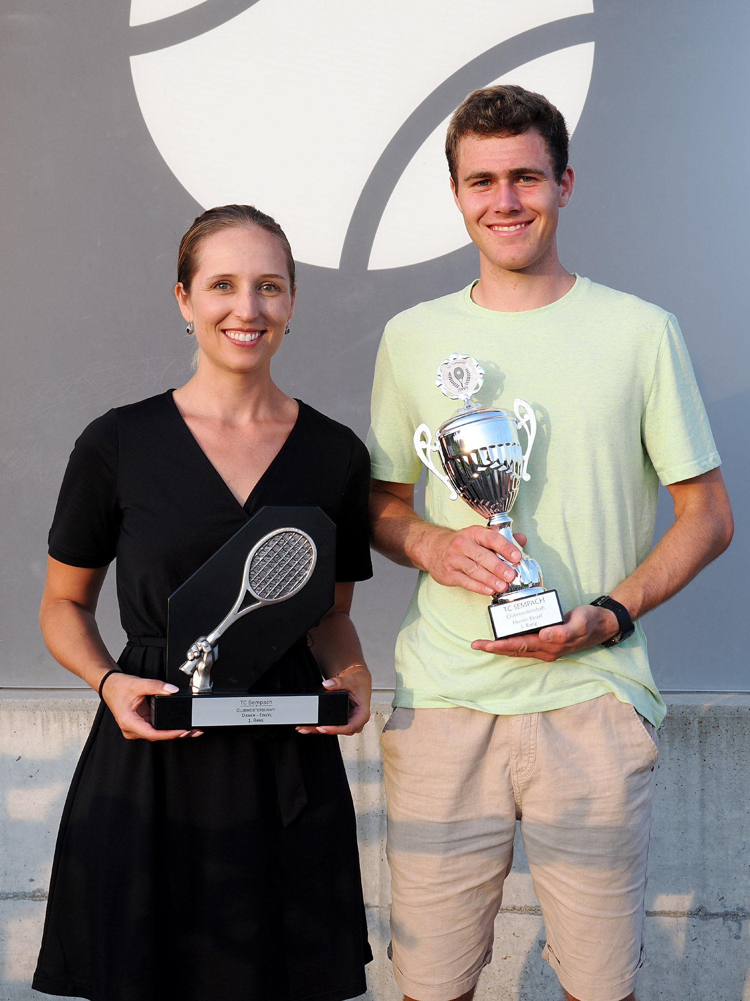 Clubmeister/in im Einzel: Gaby Lang und Gian Zurkirch Clubmeister/in im Einzel: Gaby Lang und Gian Zurkirch