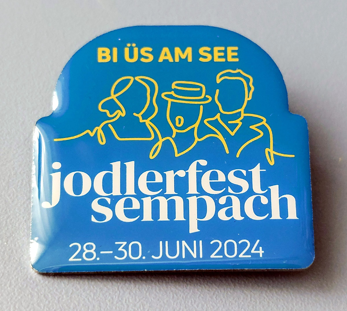 Tages-Plakette Jodlerfest Sempach 2024 Tages-Plakette Jodlerfest Sempach 2024