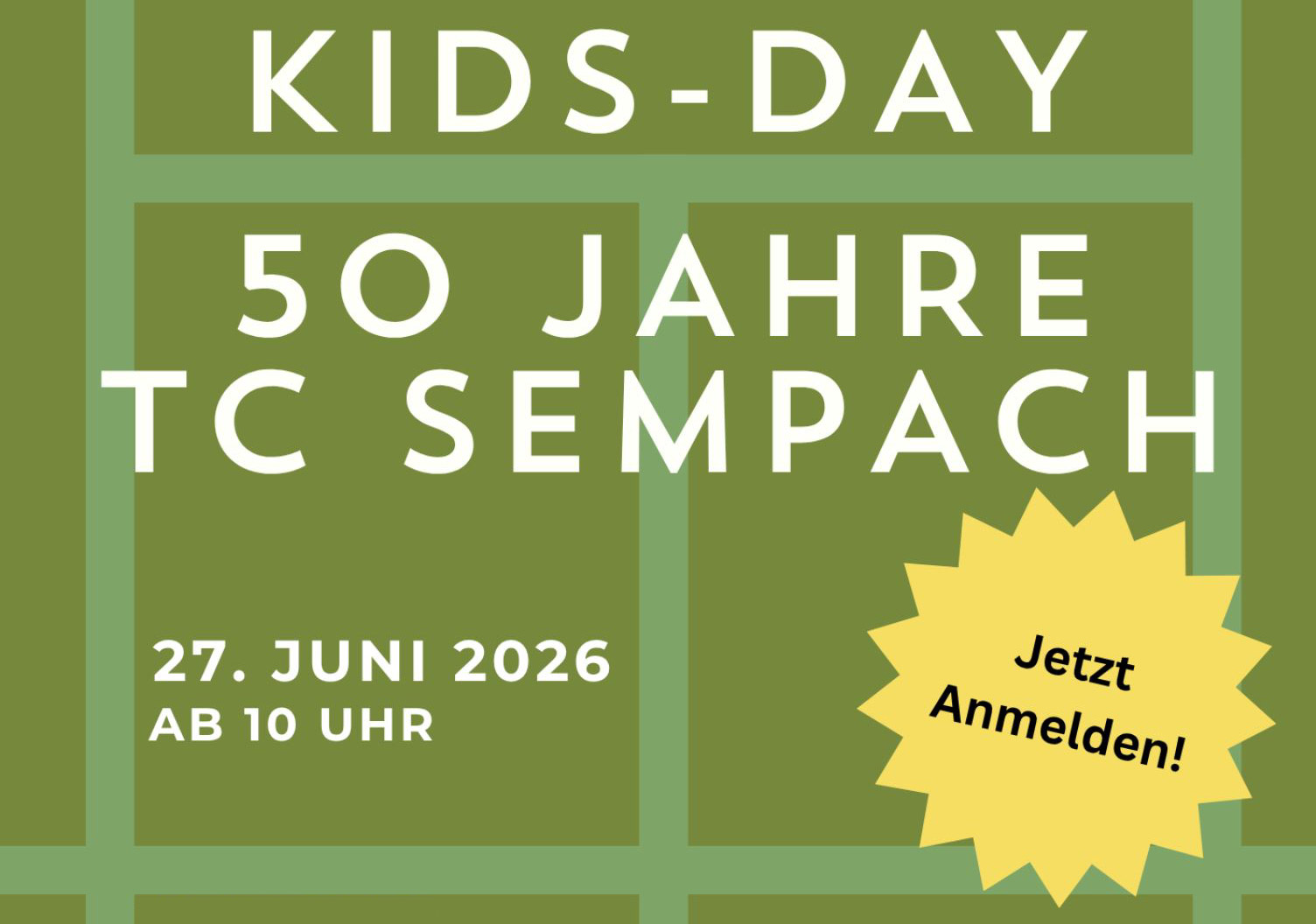 Kids-Day 50 Jahre TC Sempach Kids-Day 50 Jahre TC Sempach