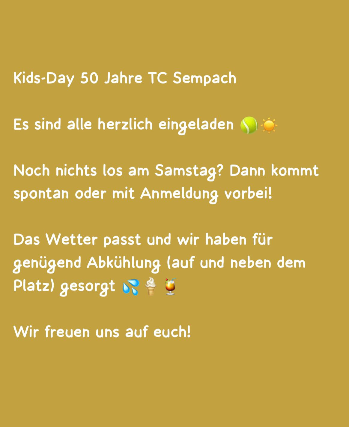 Kids-Day findet statt! Kids-Day findet statt!