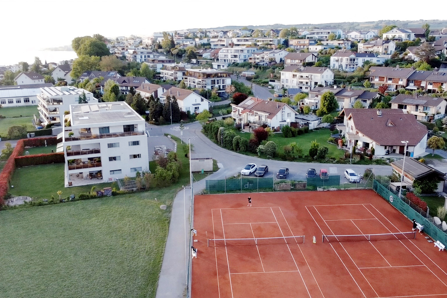 TC Sempach aus der Vogelperspektive TC Sempach aus der Vogelperspektive